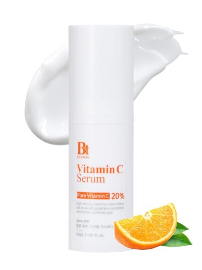 BENTON Vitamin C Serum – Korean Skin Care Serum For Face with 20% Pure Vitamin C | Skin Texture & Elasticity Care Face Moisturizer For All Skin Types(1.01 fl. Oz.)